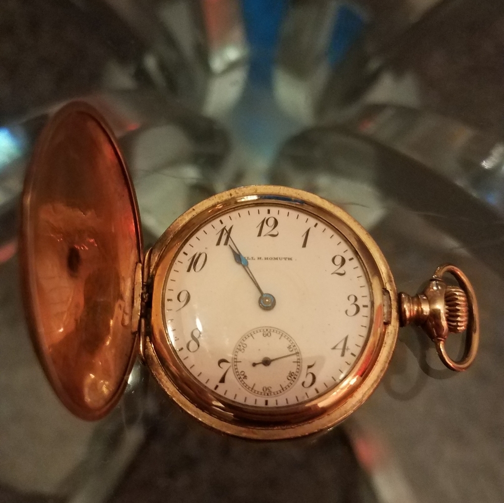 Vintage Will H. Homuth Pocket Watch